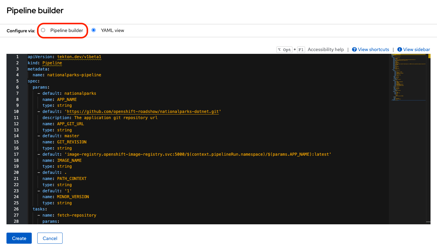 Pipeline Builder Java