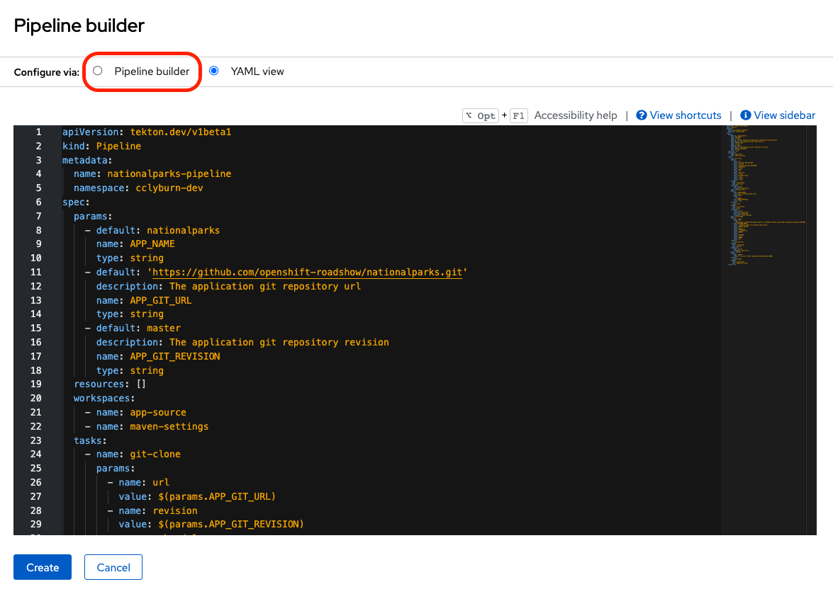 Pipeline Builder Java
