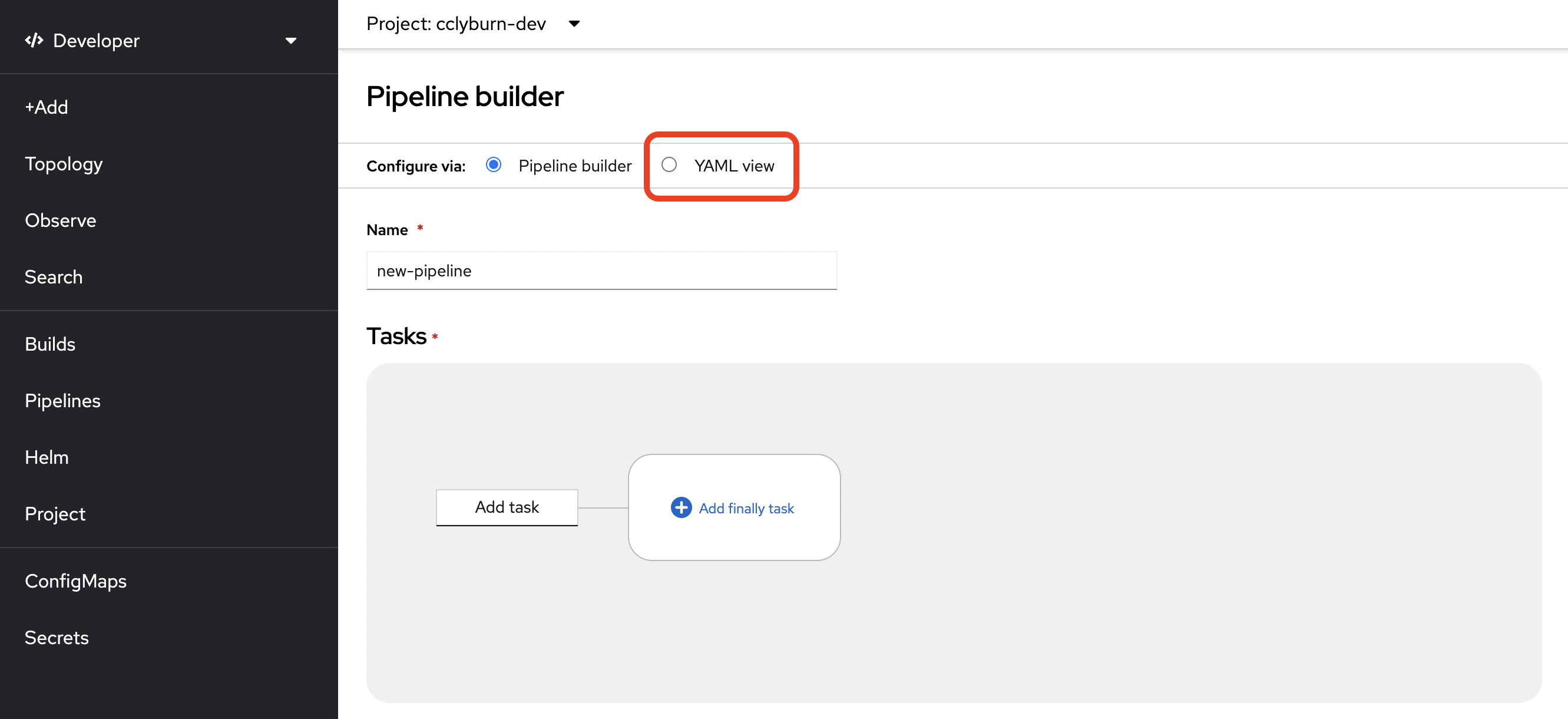 Pipeline Builder