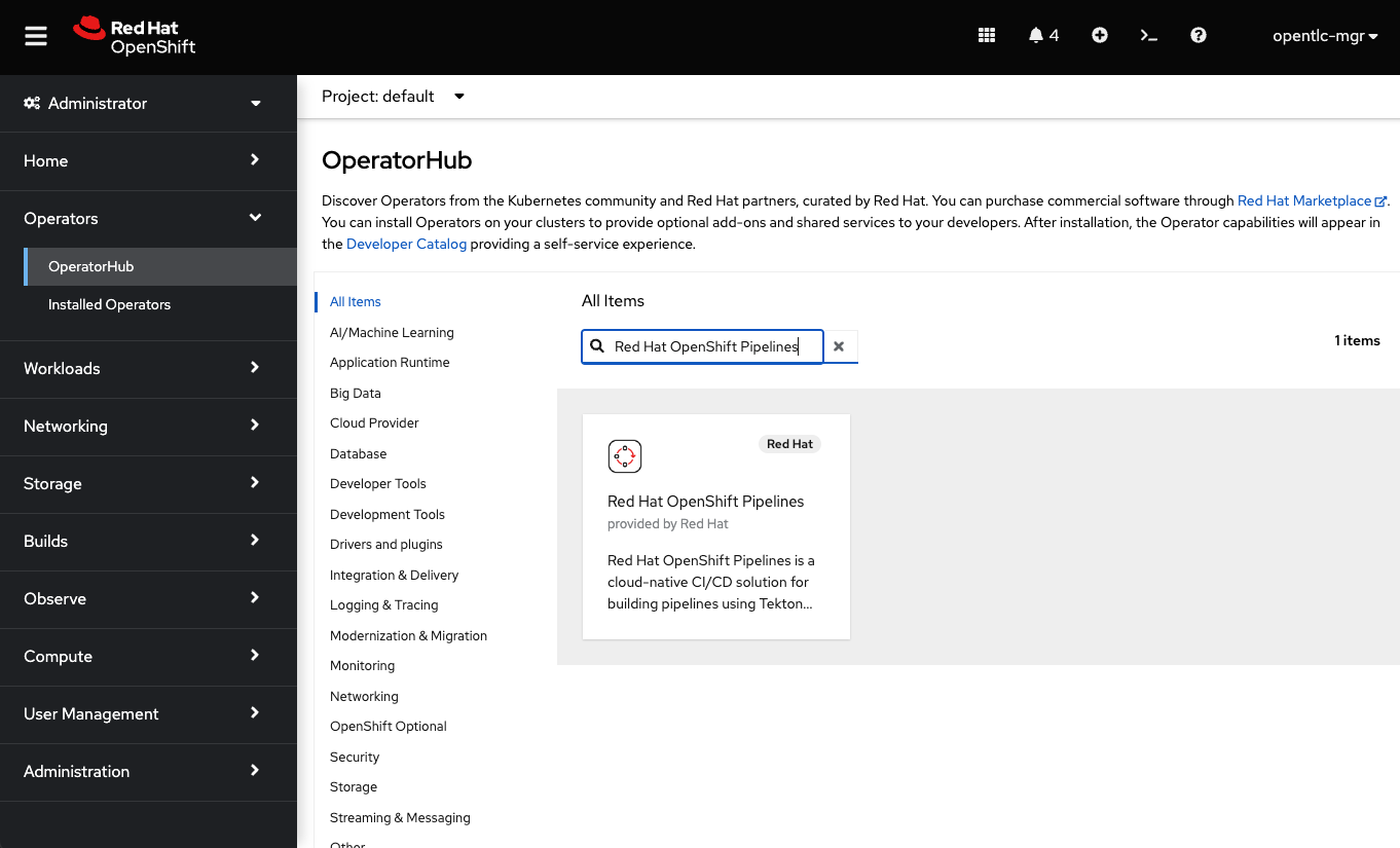 OperatorHub